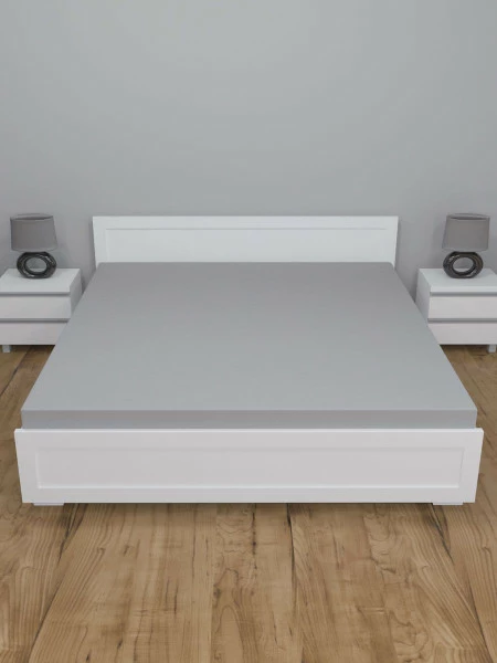 Prześcieradło z gumką (szare-180x200x30cm)