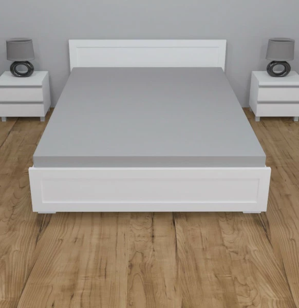 Prześcieradło z gumką (szare-160x200x30cm)