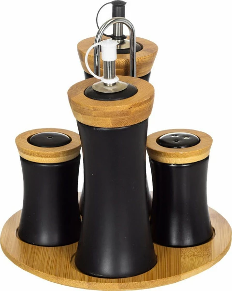 Przyprawnik 3 (4-elem.) Palomo (czarny) 