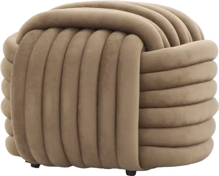 Puf Wool 24 (brąz)