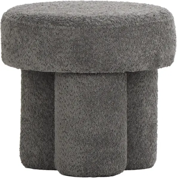 Puf Grzybek (boucle grafit)