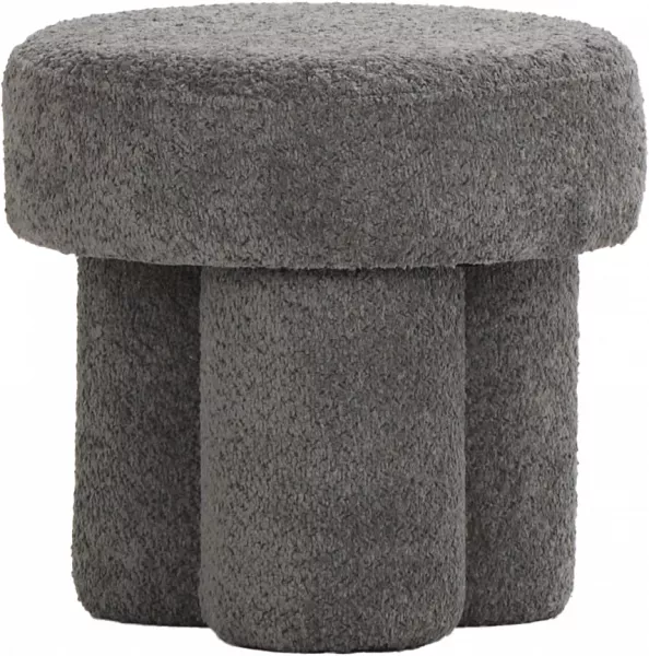 Puf Grzybek (boucle grafit) 