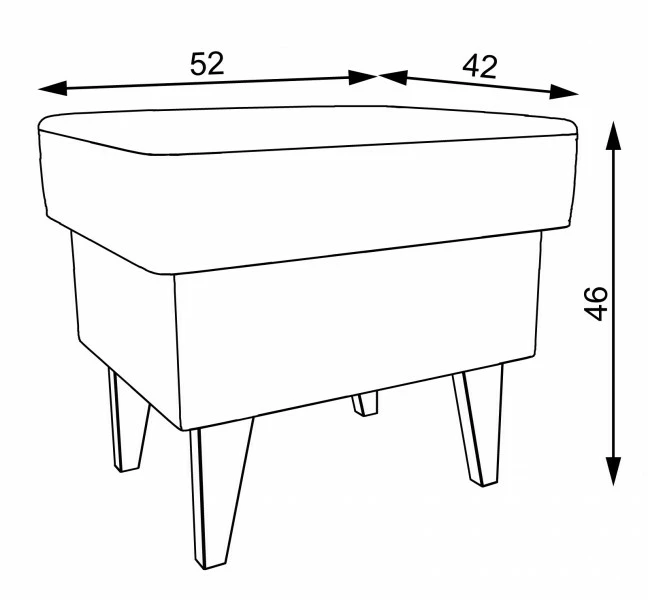 Puf Sewilla (plusz zieleń)