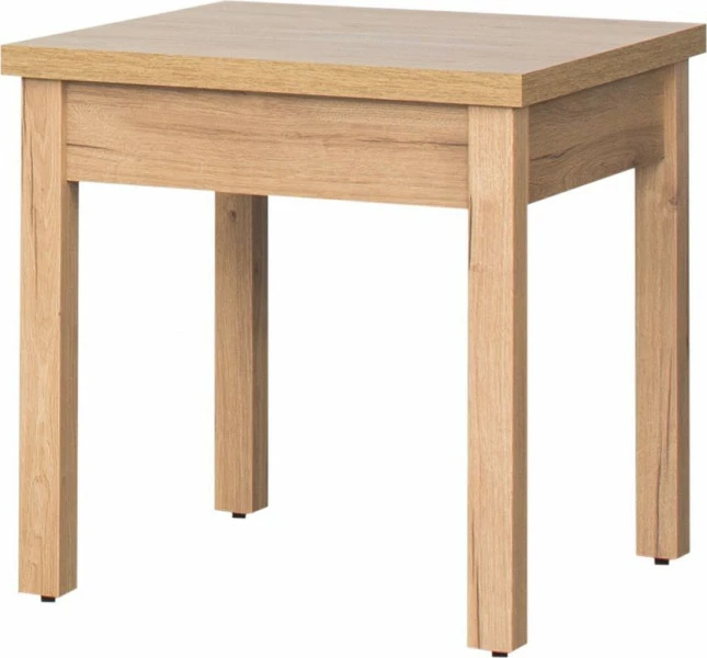 Stolik kwadratowy pełny (dąb Soma ciemny)