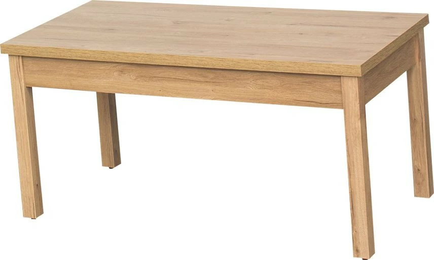 Stolik prostokątny pełny (dąb Soma ciemny)