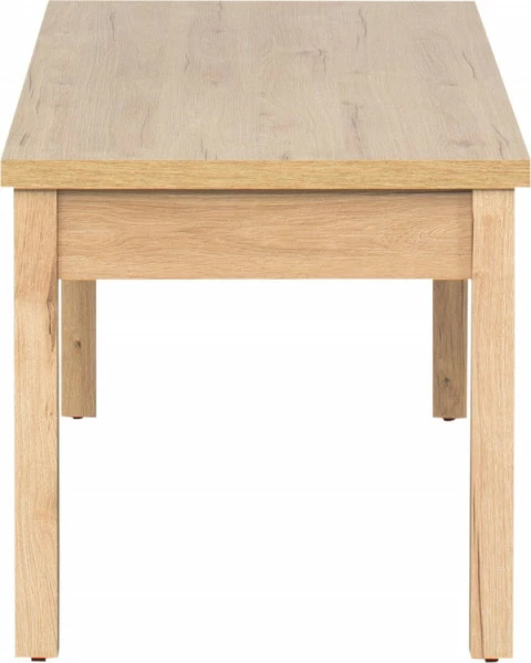 Stolik prostokątny pełny (dąb Soma ciemny)