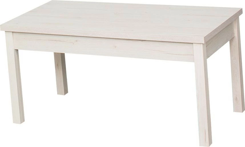 Stolik prostokątny pełny (dąb Soma perłowy)