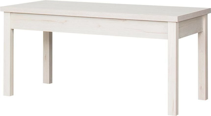 Stolik prostokątny pełny (dąb Soma perłowy)