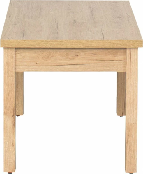 Stolik prostokątny pełny (dąb Soma ciemny)