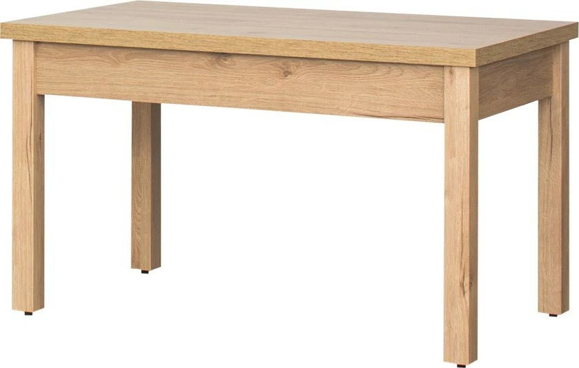 Stolik prostokątny pełny (dąb Soma ciemny)