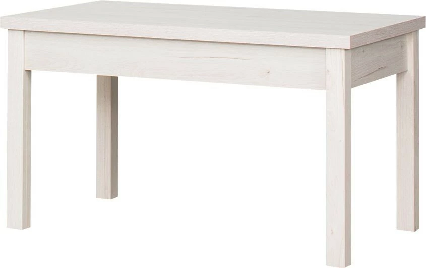 Stolik prostokątny pełny (dąb Soma perłowy)