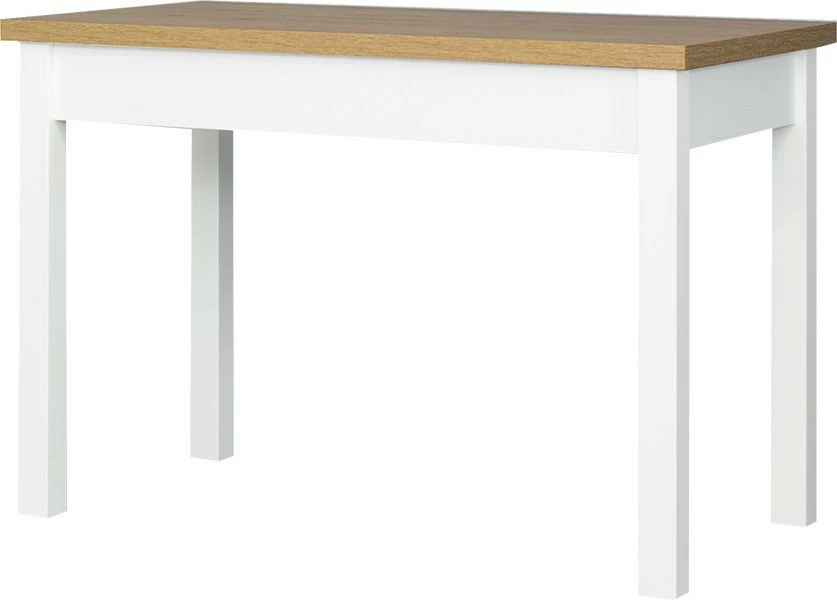 Stół kuchenny 110 cm (dąb Soma ciemny/biały)