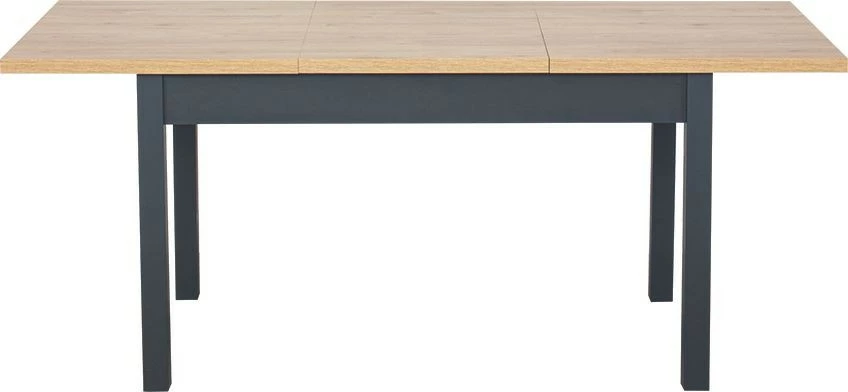 Rozkładany stół kuchenny 116 cm (dąb Soma ciemny/grafit)