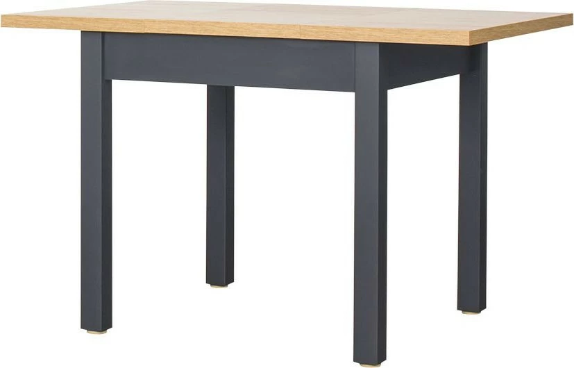 Stół rozkładany 79x80-120x80 (dąb Soma ciemny/grafit) 