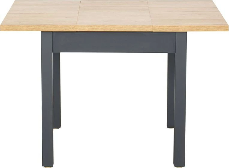 Stół rozkładany 79x80-120x80 (dąb Soma ciemny/grafit) 