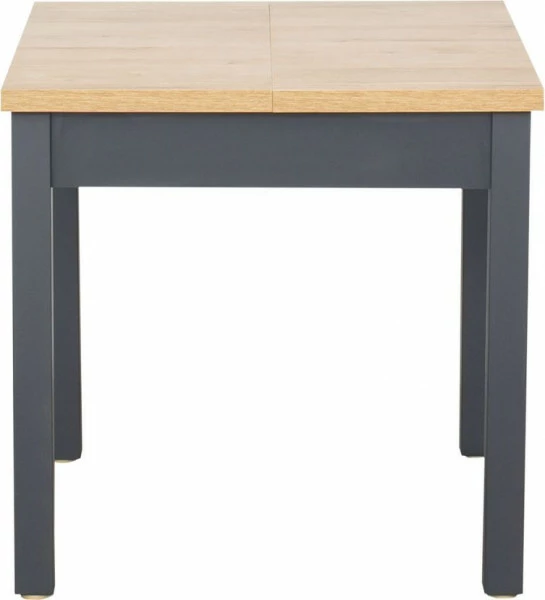 Stół rozkładany 79x80-120x80 (dąb Soma ciemny/grafit) 