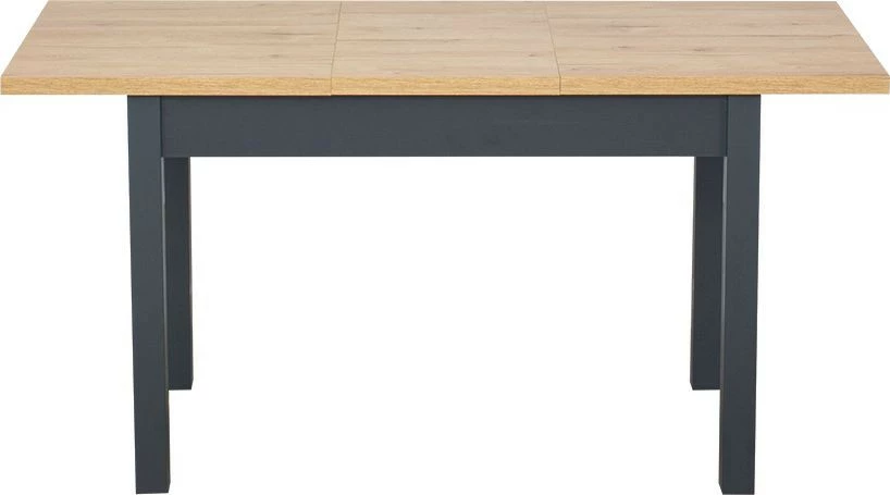 Rozkładany stół kuchenny 134 cm z automatem synchronicznym (dąb Soma ciemny/grafit) 