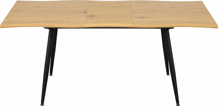 Stół rozkładany Sieno (dębowy/czarny) 