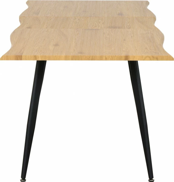 Stół rozkładany Sieno (dębowy/czarny)