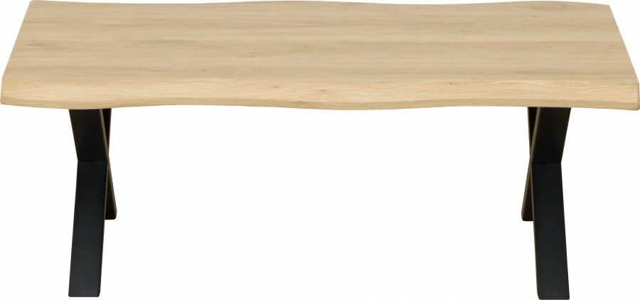 Stolik kawowy Morino (dębowy/czarny) 