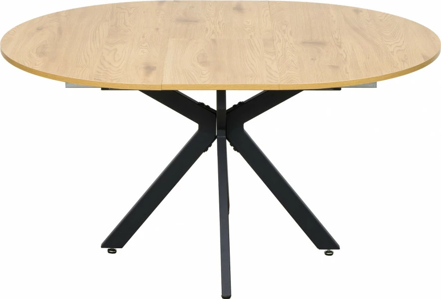 Stoł rozkładany Sieno (dębowy/czarny)