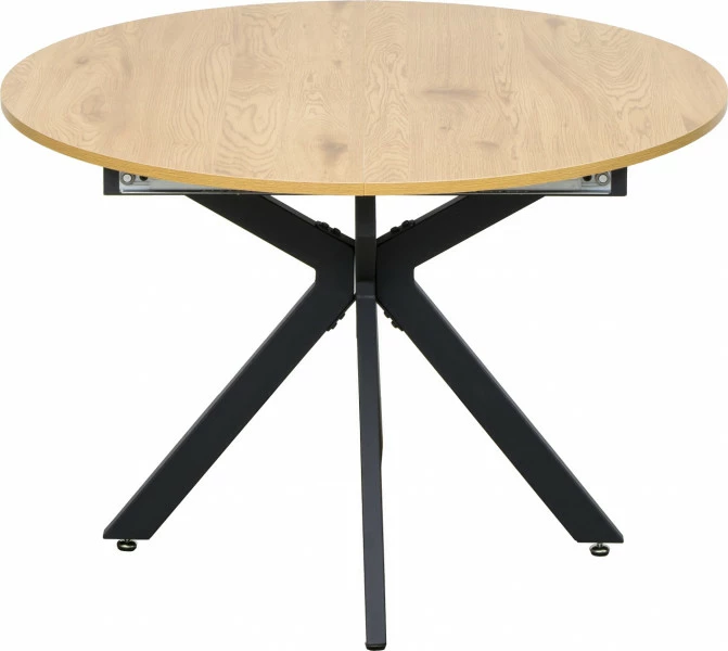 Stoł rozkładany Sieno (dębowy/czarny)