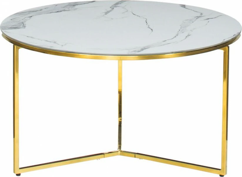 Stolik kawowy duży Marbino 5 (biały)