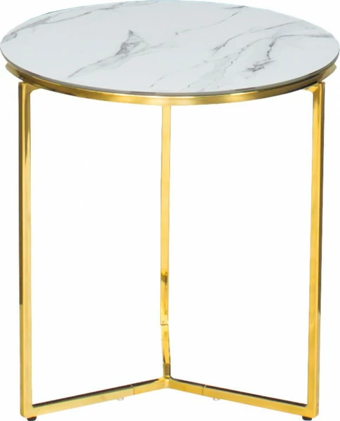 Stolik kawowy mały Marbino 5 (biały)