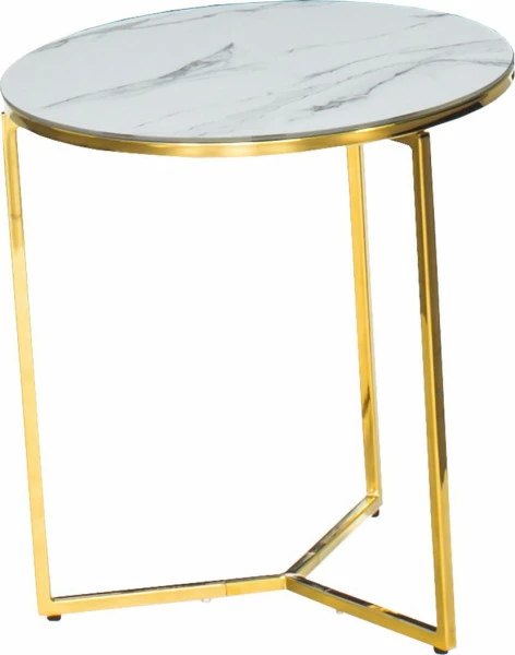 Stolik kawowy mały Marbino 5 (biały)