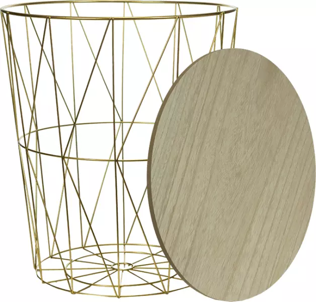 Stolik kawowy średni Marino 8 (złoty)