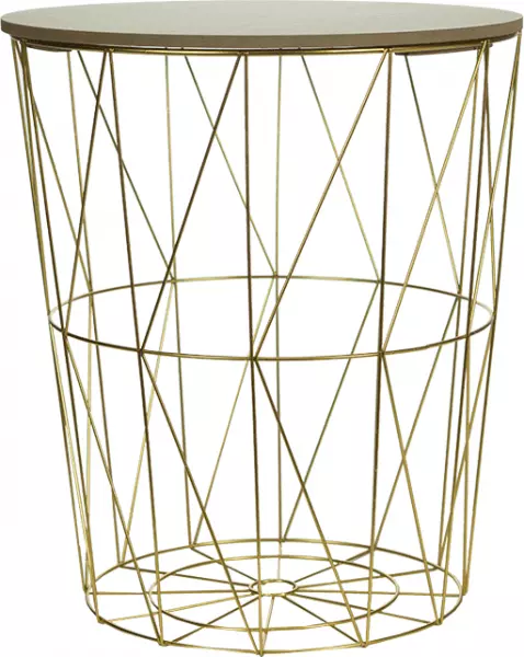 Stolik kawowy średni Marino 8 (złoty)