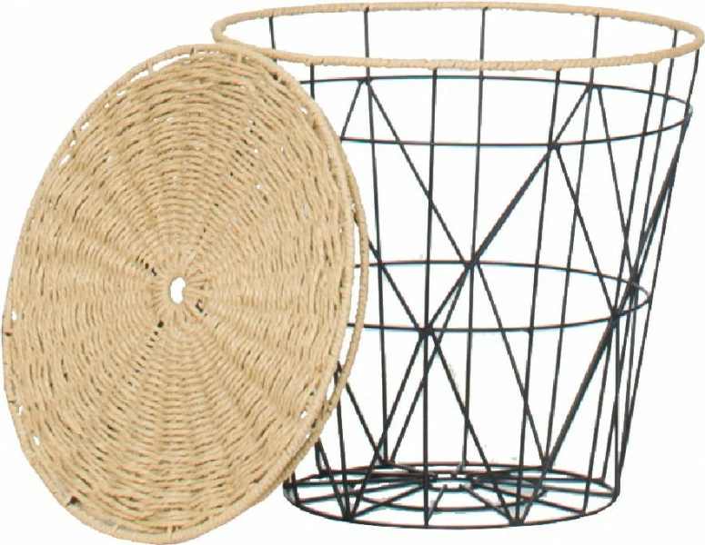 Stolik metalowy Tasso 9 (czarny)