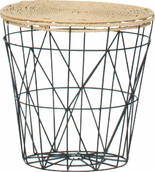 Stolik metalowy Tasso 9 (czarny)