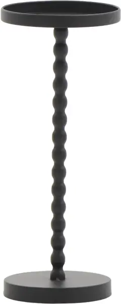 Stolik metalowy pomocniczy/kwietnik duży Naturos 42 (czarny)