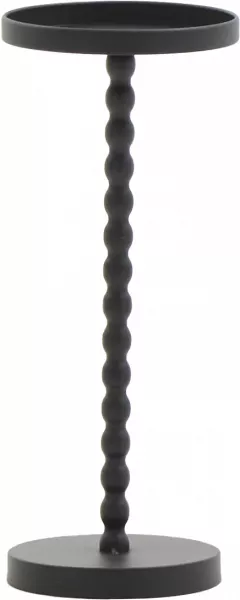 Stolik metalowy pomocniczy/kwietnik duży Naturos 42 (czarny) 