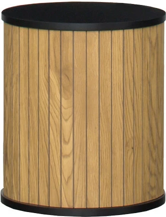 Stolik metalowy Naturos mały (natura/czarny)