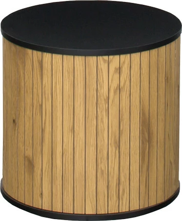 Stolik metalowy Naturos duży 17 (natura/czarny)