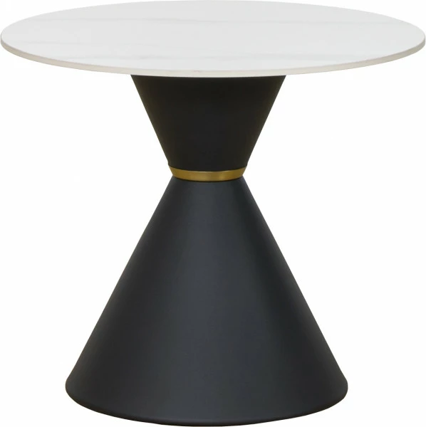 Zestaw dwóch stolików Morino (biały/czarny)