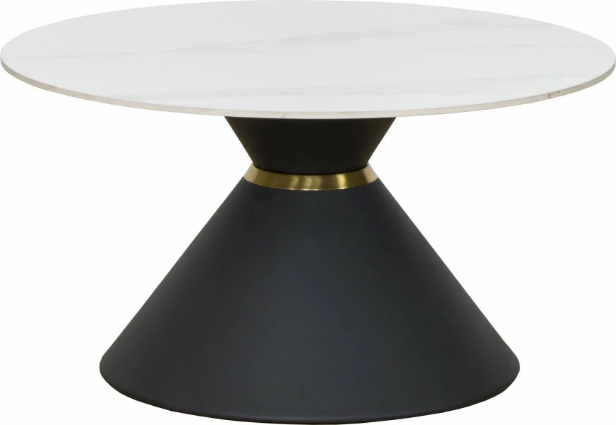 Zestaw dwóch stolików Morino (biały/czarny)