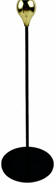 Świecznik duży Deco 45 (czarny/złoty)