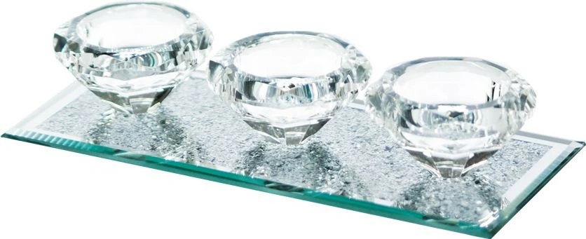 Świecznik potrójny Diamento 1 (diamentowy)