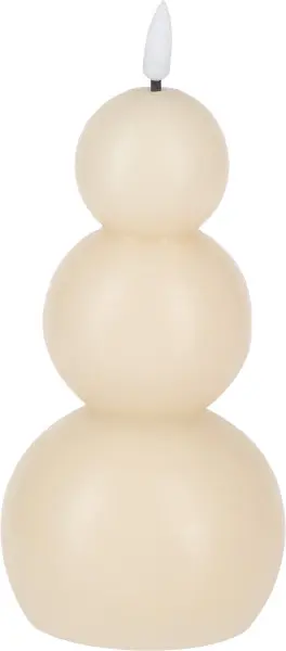 Świeca woskowa LED Cozy Light 57 (kremowy)
