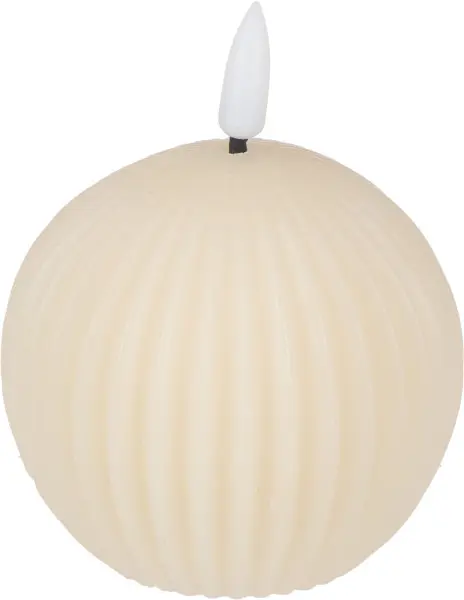 Świeca woskowa LED duża Cozy Light 58 (kremowy)
