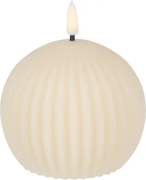 Świeca woskowa LED mała Cozy Light 58 (kremowy)