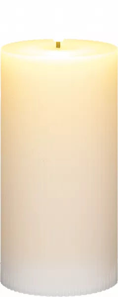 Świeca woskowa LED duża Cozy Light 55 (jasnoróżowa) 