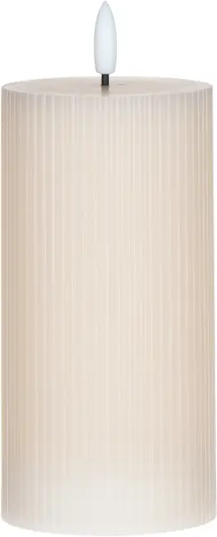 Świeca woskowa LED duża Cozy Light 55 (jasnoróżowa)