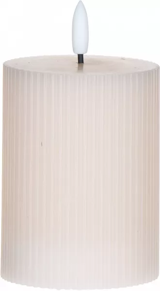 Świeca woskowa LED mała Cozy Light 55 (jasnoróżowa) 