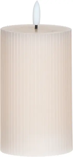 Świeca woskowa LED średnia Cozy Light 55 (jasnoróżowa)