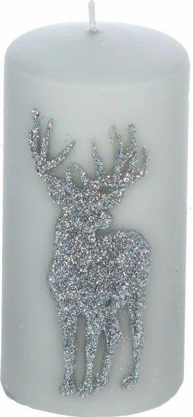 Świeca Jeleń 32 (szary)