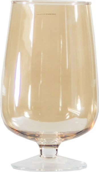 Świecznik szklany Lorina 1 (bursztynowy)